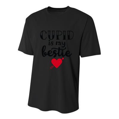Cupid Is My Bestie Unisex Gift Youth Performance Sprint T-Shirt