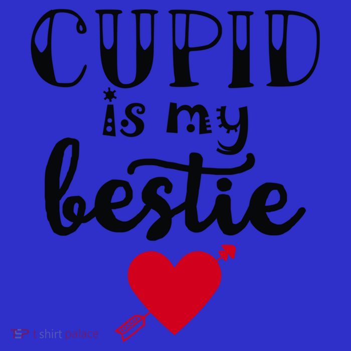 Cupid Is My Bestie Unisex Gift Premium T-Shirt
