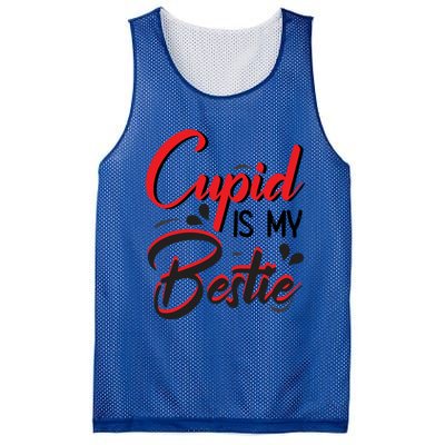 Cupid Is My Bestie Cupid Valentine's Day Costume Funny Gift Mesh Reversible Basketball Jersey Tank