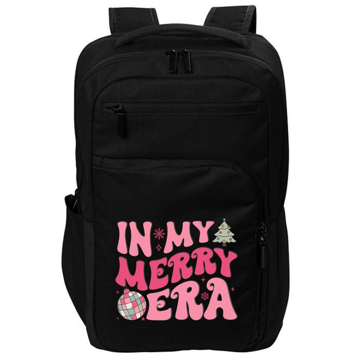 Christmas In My Merry Era Xmas Holiday Christmas Impact Tech Backpack