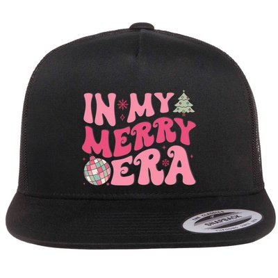 Christmas In My Merry Era Xmas Holiday Christmas Flatbill Hat