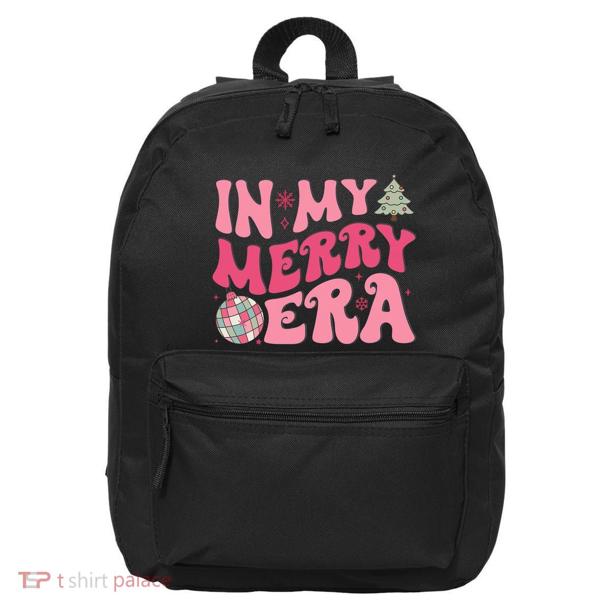Christmas In My Merry Era Xmas Holiday Christmas 16 in Basic Backpack
