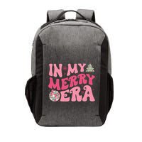 Christmas In My Merry Era Xmas Holiday Christmas Vector Backpack