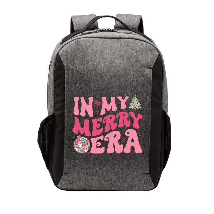 Christmas In My Merry Era Xmas Holiday Christmas Vector Backpack