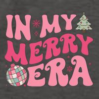 Christmas In My Merry Era Xmas Holiday Christmas Vector Backpack