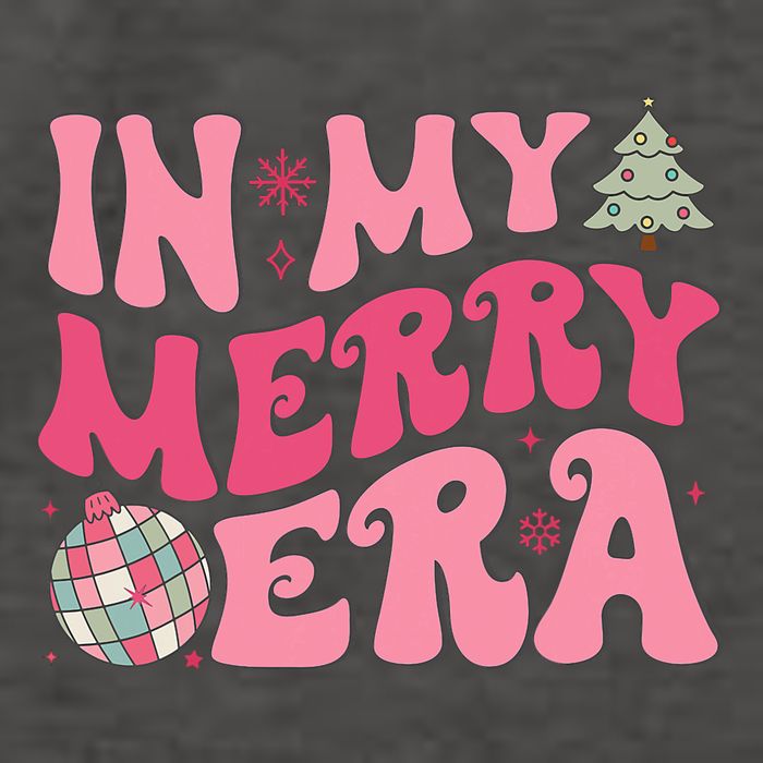 Christmas In My Merry Era Xmas Holiday Christmas Vector Backpack
