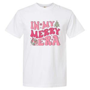 Christmas In My Merry Era Xmas Holiday Christmas Garment-Dyed Heavyweight T-Shirt