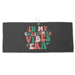 Christmas In My Christmas Vibes Era Xmas Holiday Christmas Cool Gift Large Microfiber Waffle Golf Towel