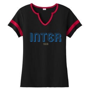 Cool Inter Milan 1908 Soccer Team Ladies Halftime Notch Neck Tee