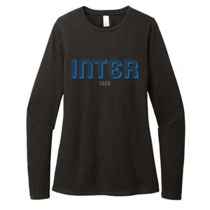 Cool Inter Milan 1908 Soccer Team Womens CVC Long Sleeve Shirt