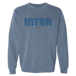 Cool Inter Milan 1908 Soccer Team Garment-Dyed Sweatshirt