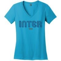 Cool Inter Milan 1908 Soccer Team Women's V-Neck T-Shirt