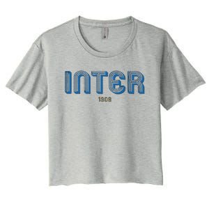 Cool Inter Milan 1908 Soccer Team Women's Crop Top Tee