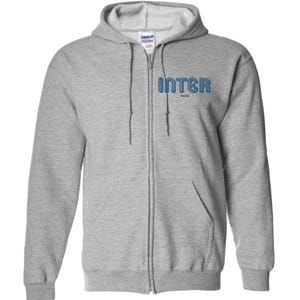 Cool Inter Milan 1908 Soccer Team Full Zip Hoodie