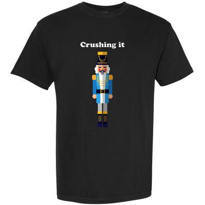 Crushing It Nutcracker Christmas Ugly Sweater Winner Garment-Dyed Heavyweight T-Shirt