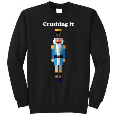 Crushing It Nutcracker Christmas Ugly Sweater Winner Sweatshirt