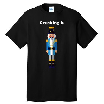 Crushing It Nutcracker Christmas Ugly Sweater Winner Tall T-Shirt