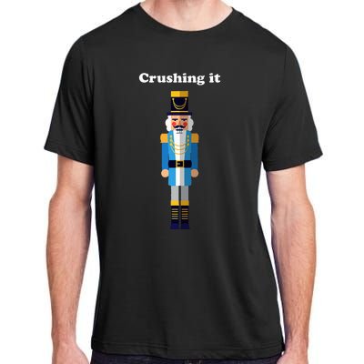 Crushing It Nutcracker Christmas Ugly Sweater Winner Adult ChromaSoft Performance T-Shirt