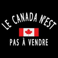Canada Is Not For Sale Le Canada NEst Pas à Vendre Wool Snapback Cap