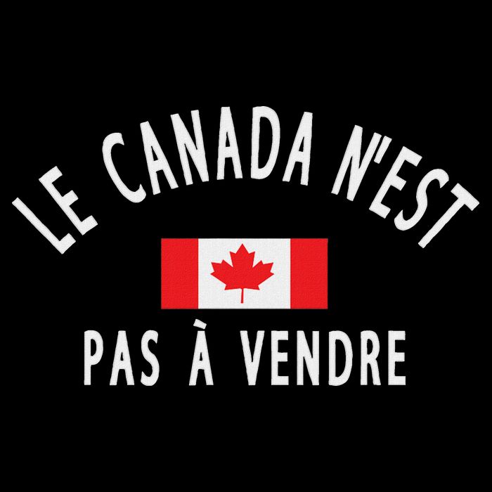 Canada Is Not For Sale Le Canada NEst Pas à Vendre Wool Snapback Cap