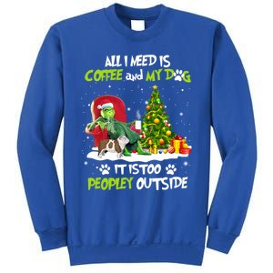 Christmas I Need Is Coffee And My English Bulldog Dog Xmas Cute Gift Sweatshirt