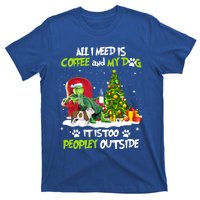 Christmas I Need Is Coffee And My English Bulldog Dog Xmas Cute Gift T-Shirt