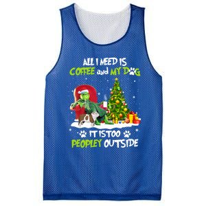 Christmas I Need Is Coffee And My English Bulldog Dog Xmas Cute Gift Mesh Reversible Basketball Jersey Tank