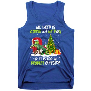 Christmas I Need Is Coffee And My English Bulldog Dog Xmas Cute Gift Tank Top