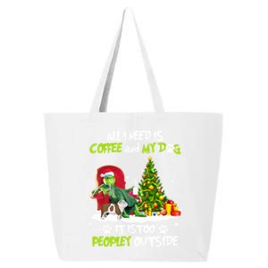 Christmas I Need Is Coffee And My English Bulldog Dog Xmas Cute Gift 25L Jumbo Tote