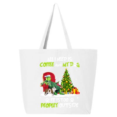 Christmas I Need Is Coffee And My English Bulldog Dog Xmas Cute Gift 25L Jumbo Tote