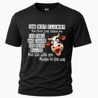 Cow IM Not Clumsy The Floor Just Hates Me The Table Performance Shirt