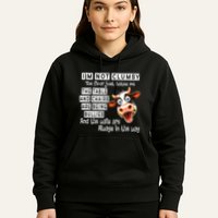Cow IM Not Clumsy The Floor Just Hates Me The Table Hoodie