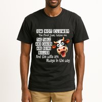 Cow IM Not Clumsy The Floor Just Hates Me The Table Tall T-Shirt