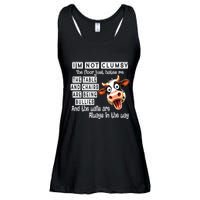 Cow IM Not Clumsy The Floor Just Hates Me The Table Ladies Essential Flowy Tank