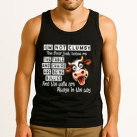 Cow IM Not Clumsy The Floor Just Hates Me The Table Tank Top