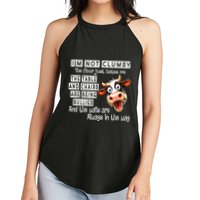 Cow IM Not Clumsy The Floor Just Hates Me The Table Women's Perfect Tri Rocker Tank