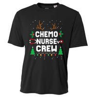 Chemo Infusion Nurse Cute Christmas Gnomes Oncology Nurse Long Sleeve Cooling Performance Crew T-Shirt