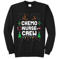 Chemo Infusion Nurse Cute Christmas Gnomes Oncology Nurse Long Sleeve Sweatshirt