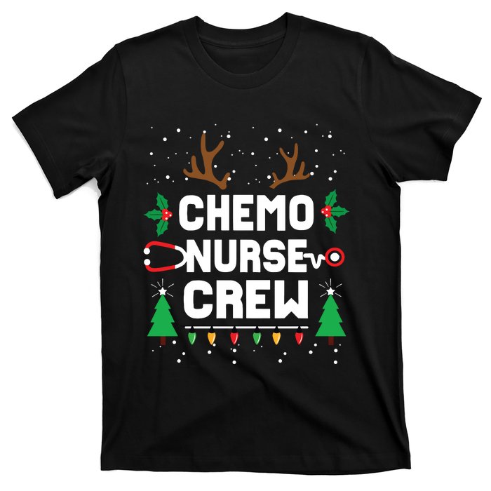 Chemo Infusion Nurse Cute Christmas Gnomes Oncology Nurse Long Sleeve T-Shirt