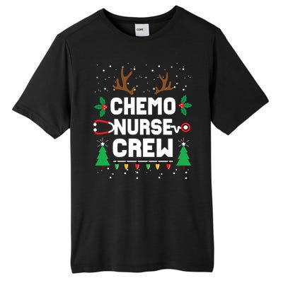 Chemo Infusion Nurse Cute Christmas Gnomes Oncology Nurse Long Sleeve Tall Fusion ChromaSoft Performance T-Shirt