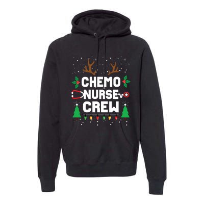 Chemo Infusion Nurse Cute Christmas Gnomes Oncology Nurse Long Sleeve Premium Hoodie