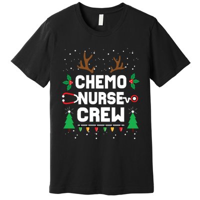 Chemo Infusion Nurse Cute Christmas Gnomes Oncology Nurse Long Sleeve Premium T-Shirt