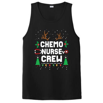 Chemo Infusion Nurse Cute Christmas Gnomes Oncology Nurse Long Sleeve PosiCharge Competitor Tank