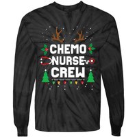 Chemo Infusion Nurse Cute Christmas Gnomes Oncology Nurse Long Sleeve Tie-Dye Long Sleeve Shirt