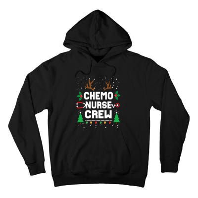 Chemo Infusion Nurse Cute Christmas Gnomes Oncology Nurse Long Sleeve Tall Hoodie