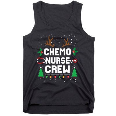 Chemo Infusion Nurse Cute Christmas Gnomes Oncology Nurse Long Sleeve Tank Top