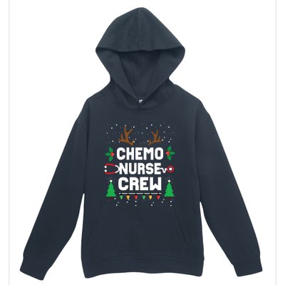 Chemo Infusion Nurse Cute Christmas Gnomes Oncology Nurse Long Sleeve Urban Pullover Hoodie