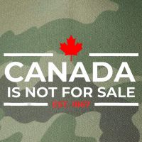 Canada Is Not For Sale 1867 Funny Legacy Tie Dye Trucker Hat