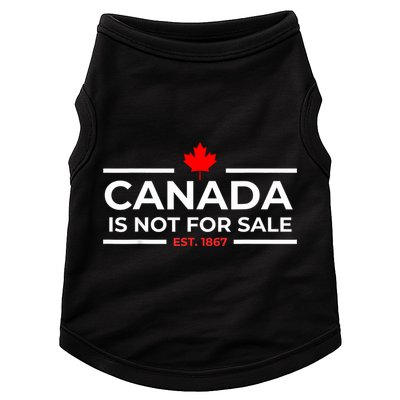 Canada Is Not For Sale 1867 Funny Doggie Tank