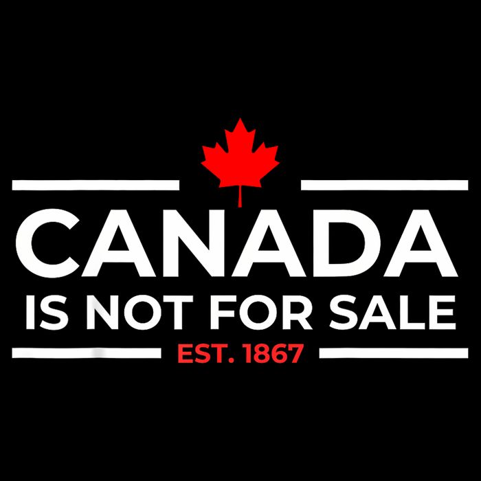 Canada Is Not For Sale 1867 Funny Short Acrylic Beanie